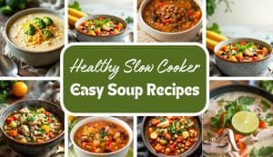 Healthy Slow Cooker easy soup recipes