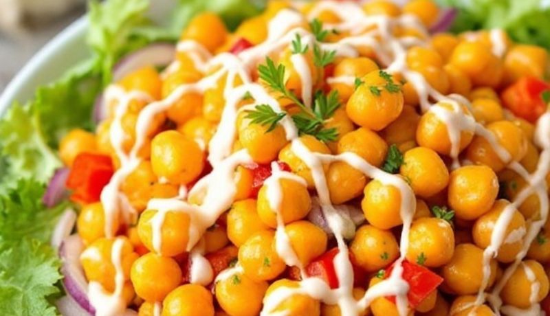 Buffalo Chickpea Salad
