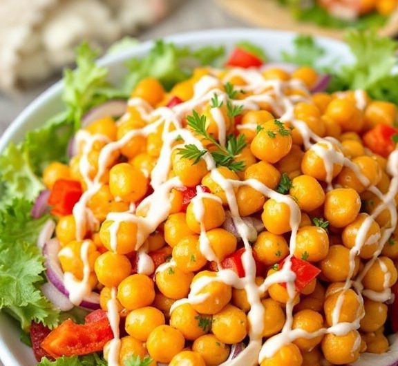 Deliciously Spicy Buffalo Chickpea Salad