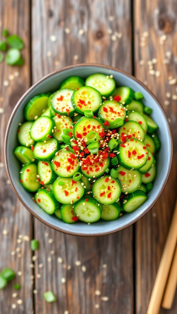 Spicy Korean Cucumber Salad