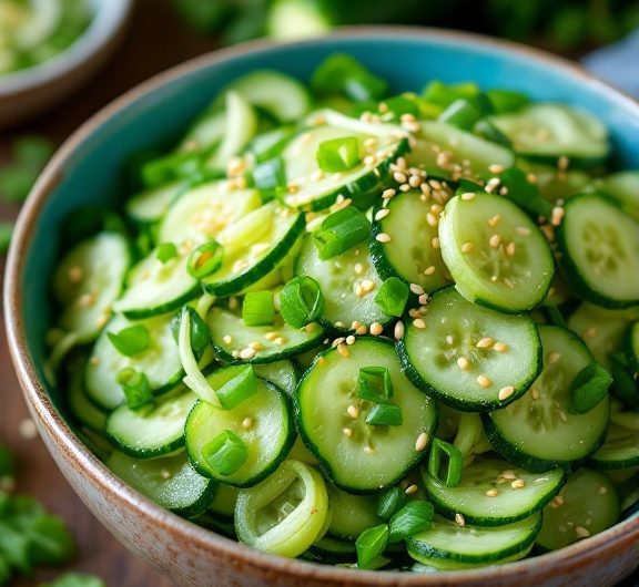 Refreshing Easy Asian Cucumber Salad Recipe