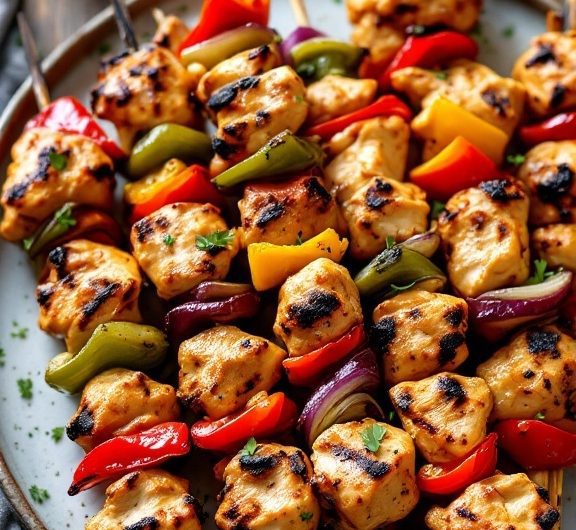 Grilled Chicken Kabobs