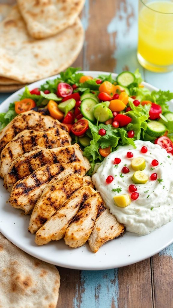 Grilled Chicken with Banana