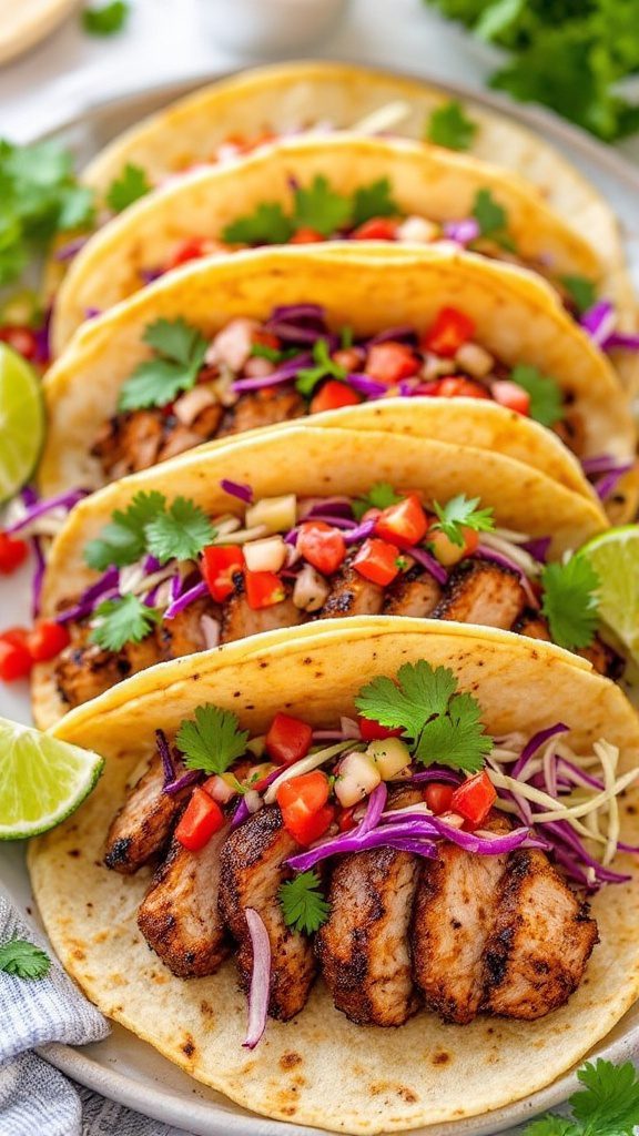 Grilled Pork Tenderloin Tacos